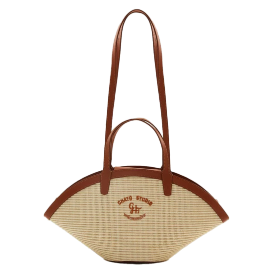 Woven tote bag for women with large capacity - Memoo.com